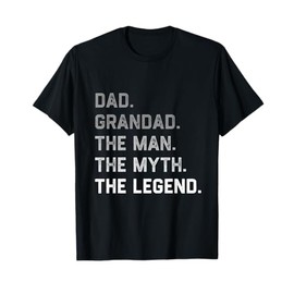 Dad Grandad the Man the Myth Legend Father’s Day Christmas T-Shirt
