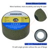 HONGUIS 4 Inch Green SiC Grinding Stone Wheel,Cup Grinding Wheel