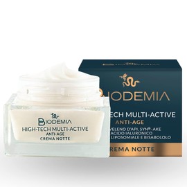 BIODEMIA | High-Tech Multi-Active Gesichtscreme, Anti-Age Nachtcreme mit Bienengift und Hyaluronsäure Schnelle Absorption, fördert die Expressionsfalten, 50 ml
