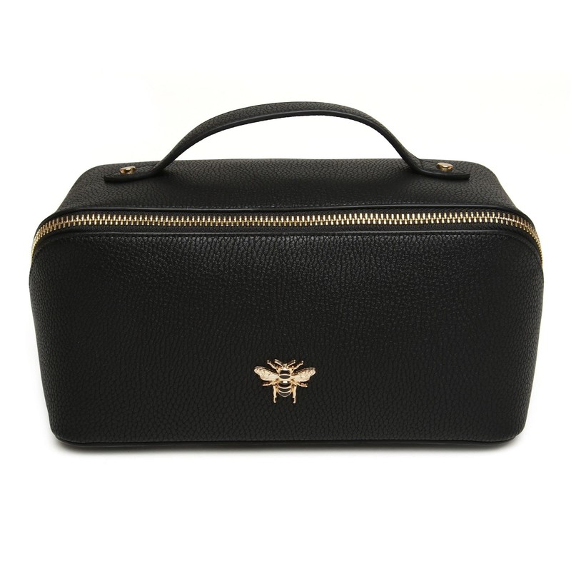 Alice Wheeler Bee Train Case Beauty Concertina Fold Out Organiser