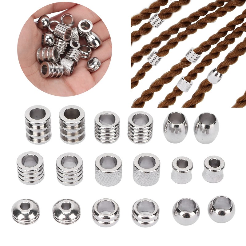 Chazcool Viking Beard and Hair Beads for Men - 18pcs