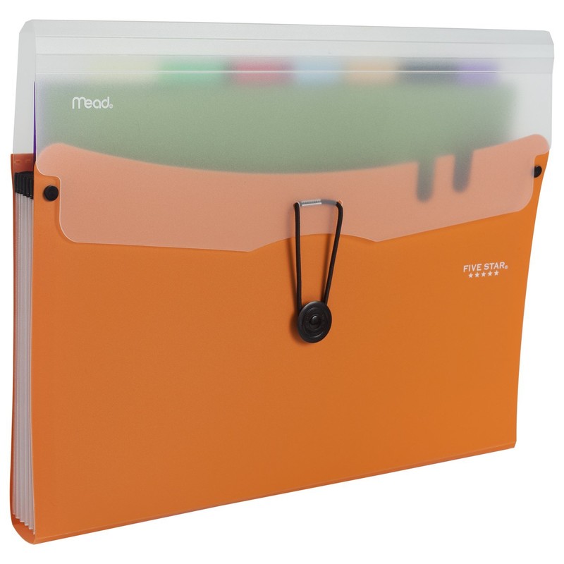 Five Star Expanding File Folder, 7-Pocket Expandable File Folder, Removable
