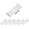 50 PCS Plastic Locking Shelf Pins Clear Self-Locking Bracket Shelf