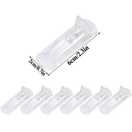 50 PCS Plastic Locking Shelf Pins Clear Self-Locking Bracket Shelf Support Pegs Durable Cabinet Shelf Pegs for Furniture Kitchen Cabinet Bookcase Closet Wardrobe Cupboard Supports