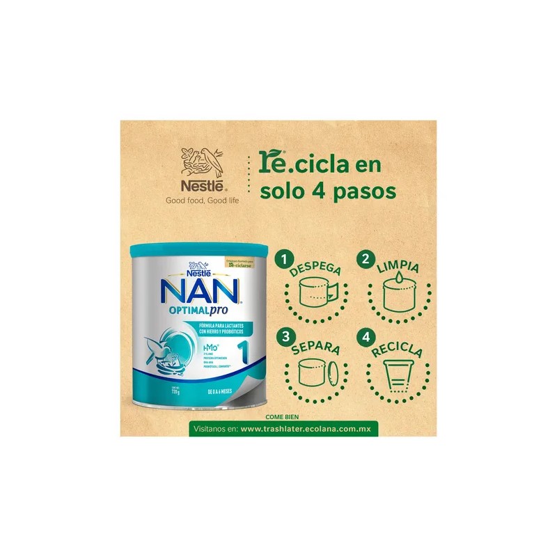 NAN 1 Optimal Pro Fórmula Para Lactantes con Hierro y