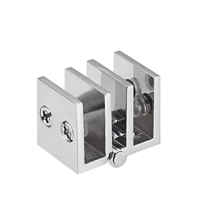uxcell Glass Door Hinge - 180 Degree Cupboard Showcase Cabinet