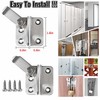 Stainless Steel Flip Latch with Slide Bolt – Lockable Door