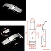 Box Toggle Latch, 74mm Stainless Steel Spring Loaded Toggle Latch