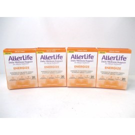 AllerLife Energize Daily Dietary Supplements & Energy Support 20ct. - Lot of 4