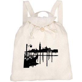 Azeeda 'Venice' Canvas Rucksack/Backpack (RK00001475)