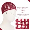 2 PCS Hair Nets for Sleeping Mesh Crochet Hair Wrap