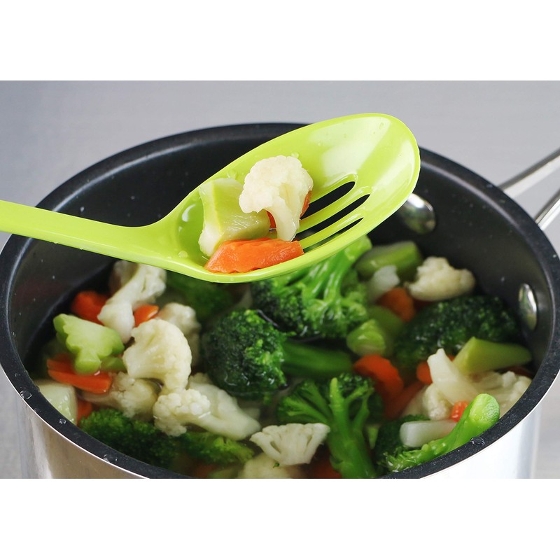 Reston Lloyd Melamine Slotted Spoon Kitchen Utensil, Premium Quality Utensil