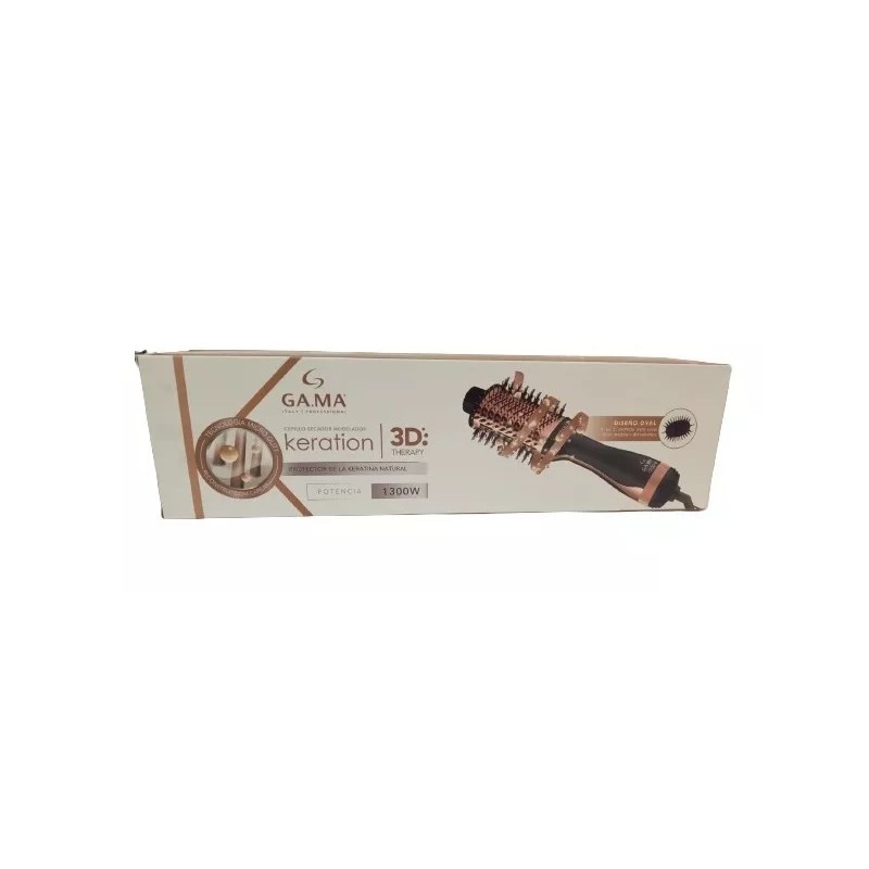 GA.MA Cepillo Secador Gama Keration 3d Therapy