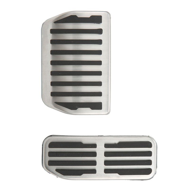2pcs Car Accelerator Gas Brake Pedal Foot Rest Plate Cover