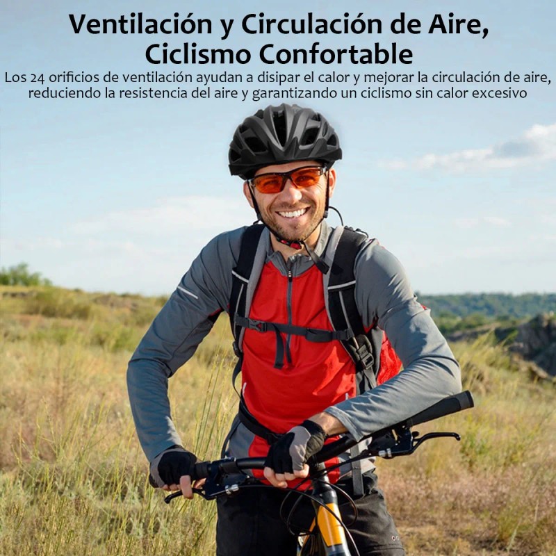Casco Bicicleta In-mold Ligero 2 En 1 Ruta Y Montaña