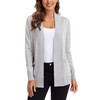 Urban CoCo Women's Lightweight Open Front Knit Cardigan Sweater Long