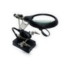 LEOFLA Magnification Lens with LED Table Light and Arms Pliers