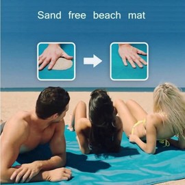 Sand Free Beach Mat Blanket Sand Proof Magic Sandless Sand Dirt & Dust Disappear, Outdoor Travel Accessory -2m*2m