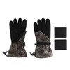 1Pair Heated Gloves DC Connection Battery Powered Touchscreen 3 Adjustable