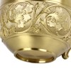 Brass Tea Cup Exquisite Embossed Patterns Retro European Small Coffee