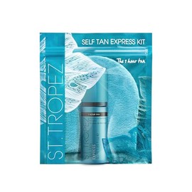 St. Tropez Self Tan Express Kit 1.69oz Advance Bronzing Mousse, Velvet Luxe Applicator Mitt Unisex 2 Pc