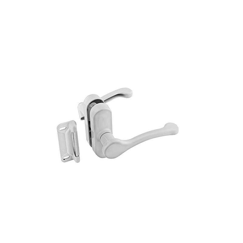 National Hardware N262-196 V1320 Lever Latch in White,1-3/4"