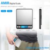 Amir Precision Scales 0.01 g, Digital Scales 0.01/500 g, Black