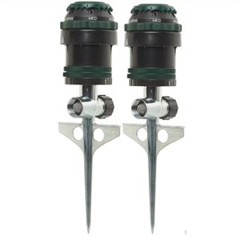 2-Pack Orbit H2O-6 Gear Drive Sprinkler - Versatile Gear Drive for Efficient Lawn Watering