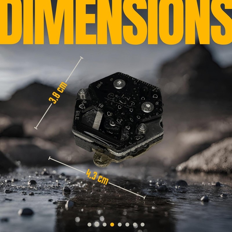 exUs 541 -16 in 1 Designer Multitool Tool Keyring Outdoor