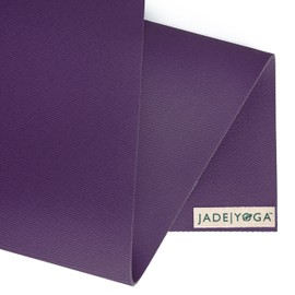 Jade Yoga Travel Yoga Mat - Sustainable Travel Yoga Mat with Great Grip to Help Hold Your Pose (68 Inch - Color: Purple)