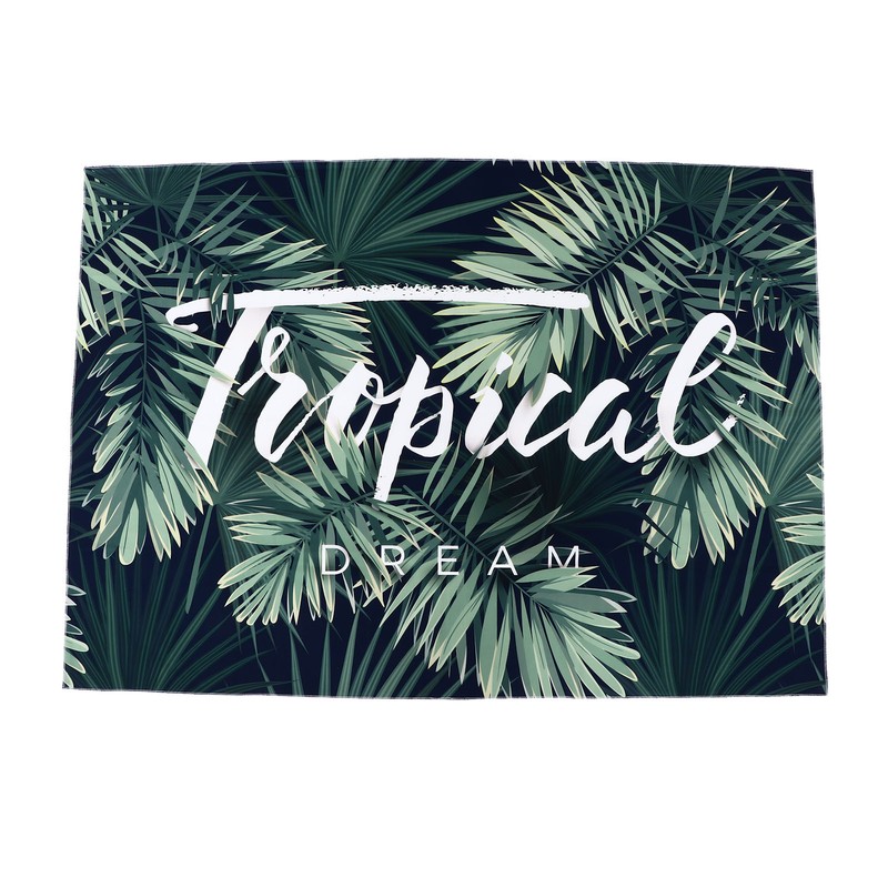 Tapestry Beautiful Green Plants Background Wall Decoration Tapestry for Living