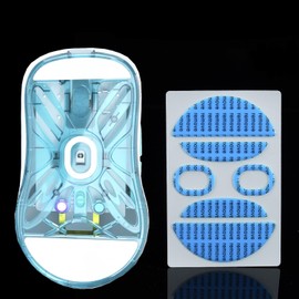 Hokeyio V2 Mouse feet for LAMZU MINI | Smooth Glide | Rounded Edges | Anti-Dust | Pro Gamer Approved - 0.7mm Pure PTFE Gaming Upgrade Skates (2-Pack)