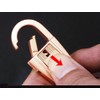 AIXUAN Zinc Alloy and Black Leather Keychain, 2 Keys Rings,Comes