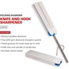 Lansky Folding Diamond Fish Hook & Knife Sharpener | Marine-Grade
