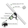 Set Square 300mm/12Inch - Stainless Steel Combination Square with Bubble