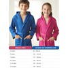 o-day Children's Lightweight and Practical Microfibre Dressing Gown with Hood,