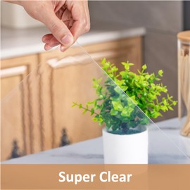 Clear Silicone Countertop Protector Mat, Non Slip & Heat Resistant Mats for Kitchen Countertop,Silicone Table Desk Protector Mat (23.6" *15.7")