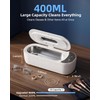 KUNPHY Ultrasonic Jewelry Cleaner, 400ml Sonic Cleaner for Rings, Glasses