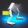 Eaxus® USB LED Schreibtischlampe - Aufklappbar, Edles Design, LED Tischlampe