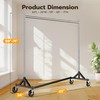 HOKEEPER Commercial Z Base Garment Rack Hold 500LBS Heavy Duty