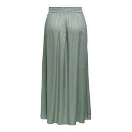 Only Female Plain Maxi Skirt, Green (Chinois Green)