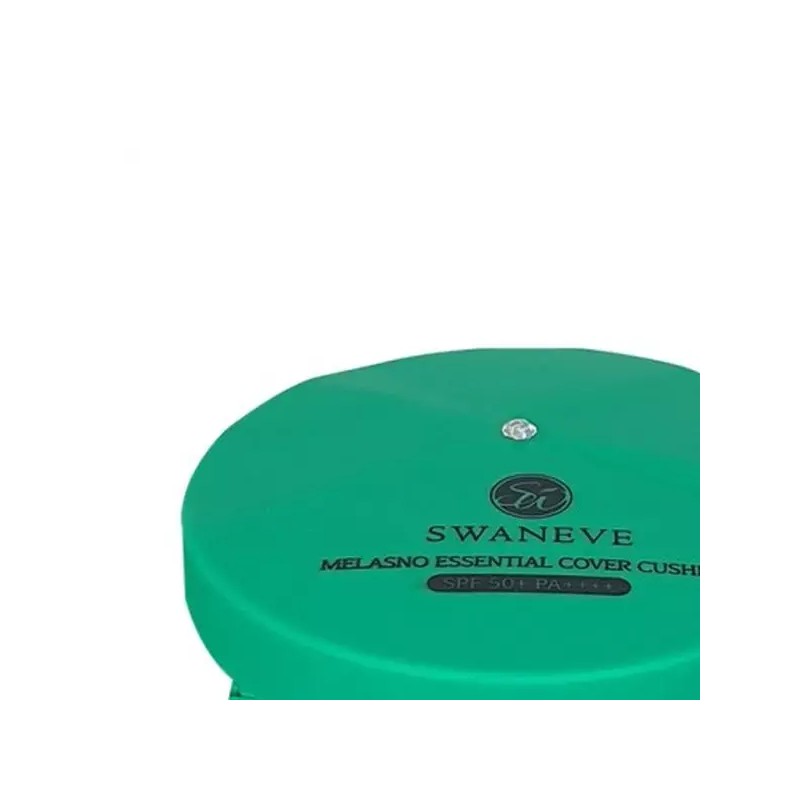 Swanive 톤업쿠션 미백 주름개선 자외선차단 기능성 베이스메이크업 그린케이스 스펀지퍼프 Tone-Up