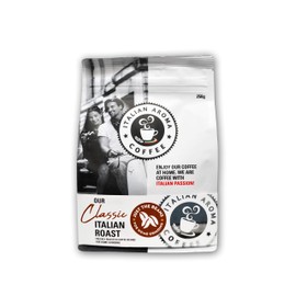 Italian Aroma Coffee Beans - Just the Beans for your Home Grinding - 250g