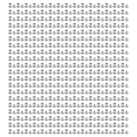 300 Sets DIY Book Binding Screw Double Layer Flat Head Smoother Edges Chicago Screws Assortment Set for DIY Clothing Bags Silver