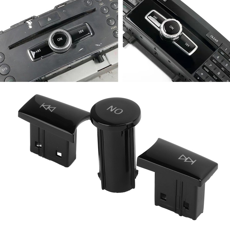 3Pcs set Radio Volume Adjust Control Button Knob Replacement for