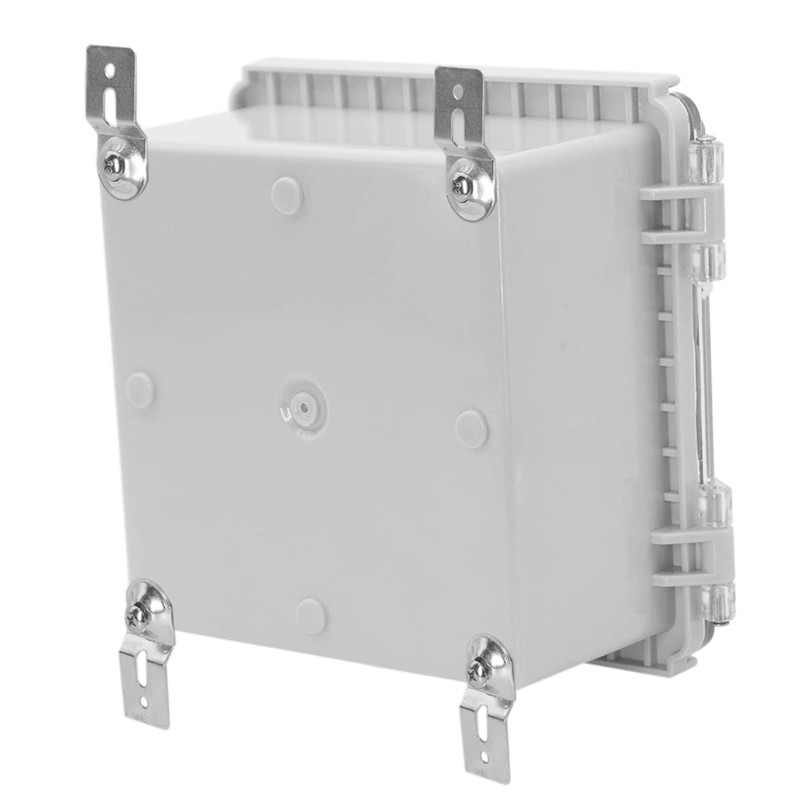 Zulkit Junction Box IP67 Waterproof Electrical Box Hinged Clear Cover