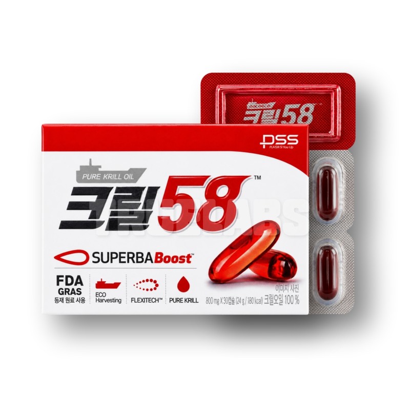 Perceth Krill 58 Krill Oil 1 Box Akersa Super Bar