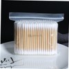 Baluue 3sets 100ct Multifunction Cotton Swabs Baby Care Makeup Tool