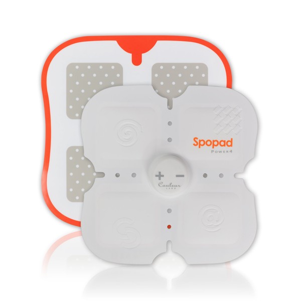 SPOPAD POWER4(スポパッドパワーフォー) 家庭用EMS運動機器、超薄型、超軽量、ワイヤレス、ハンズフリー