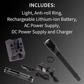 Nightstick NSR-9744XL Metal Rechargeable Full-Size LED Dual-Light Flashlight